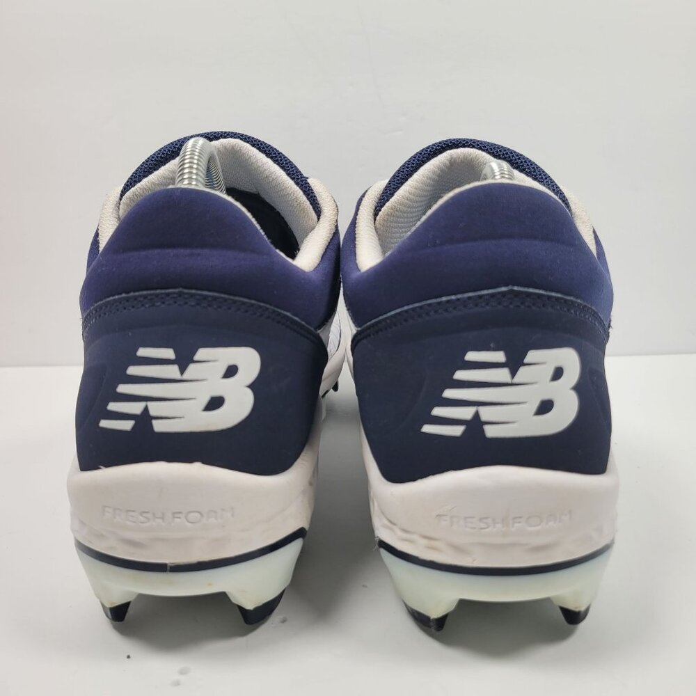 New Balance Fresh Foam Mens's Navy & White Cleats PL3000N5 Size 14 - Picture 4 of 8